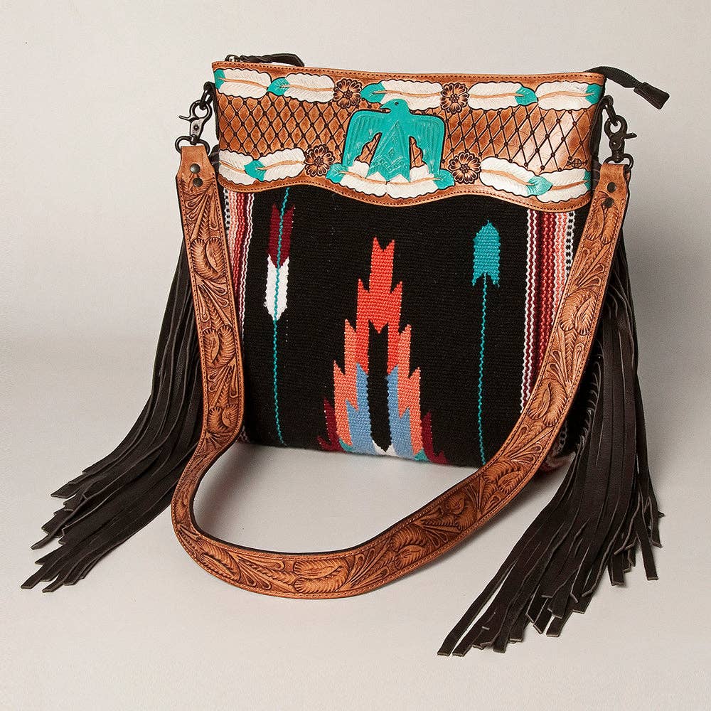 LC-ADBGZ251A  Crossbody Genuine Western Leather Women Bag: ADBGZ251A