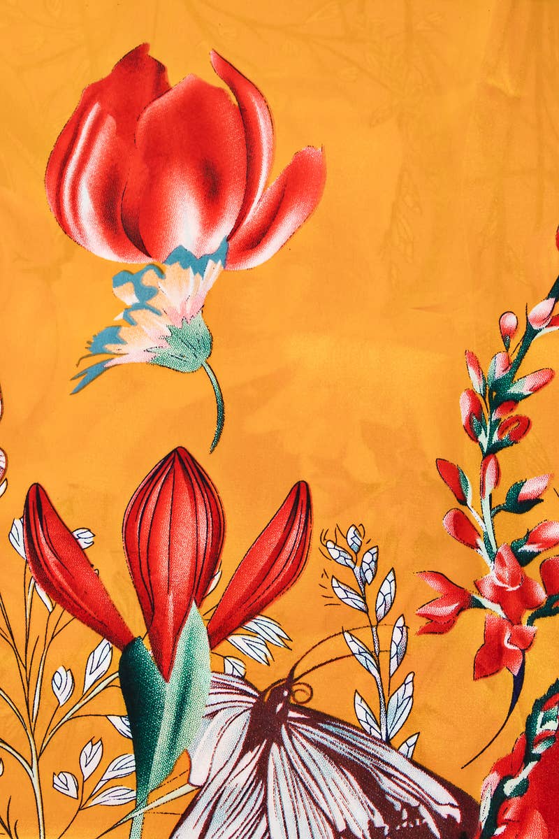 Floral Garden Print Bandana: MU
