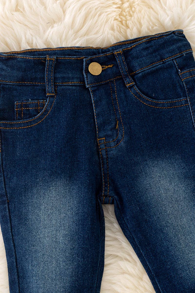 Western double layer bell pants with adjustable string. PNG50256-Jean: