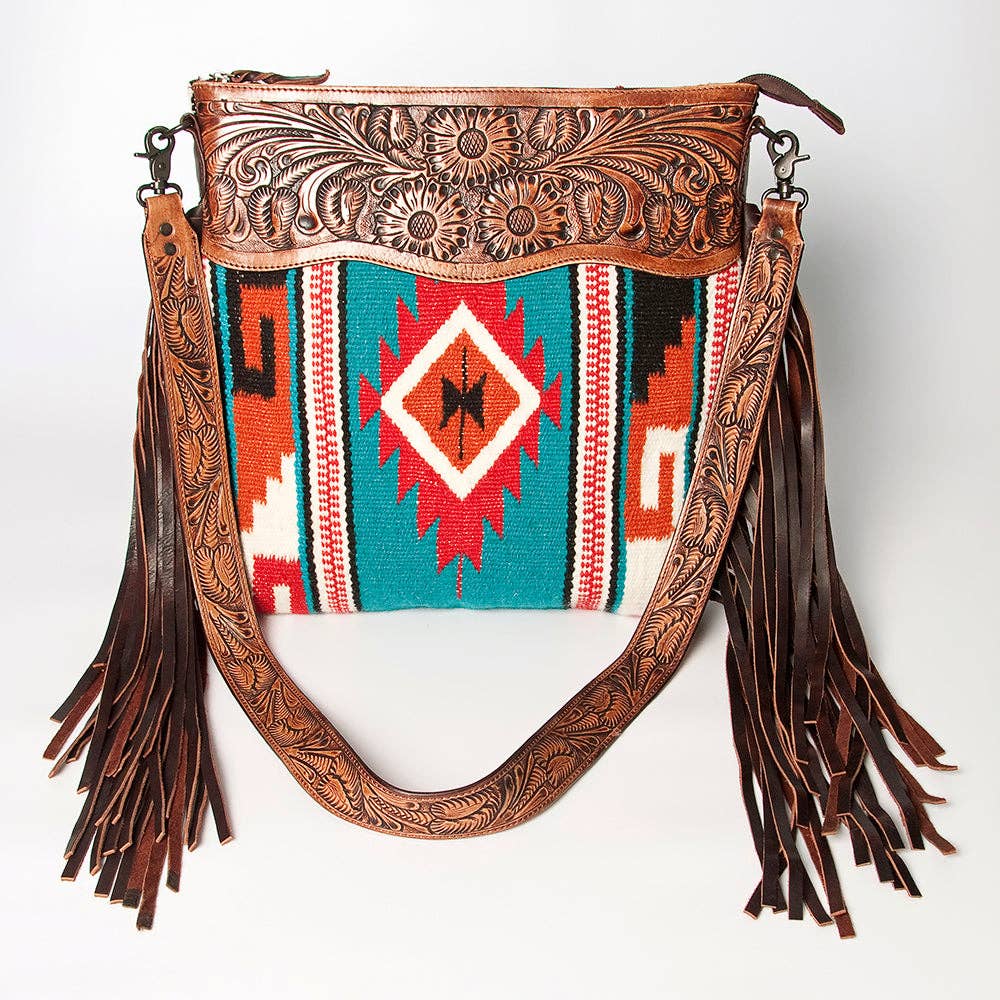 LC-ADBGZ576A Crossbody Genuine Western Leather Women Bag: ADBGZ576A