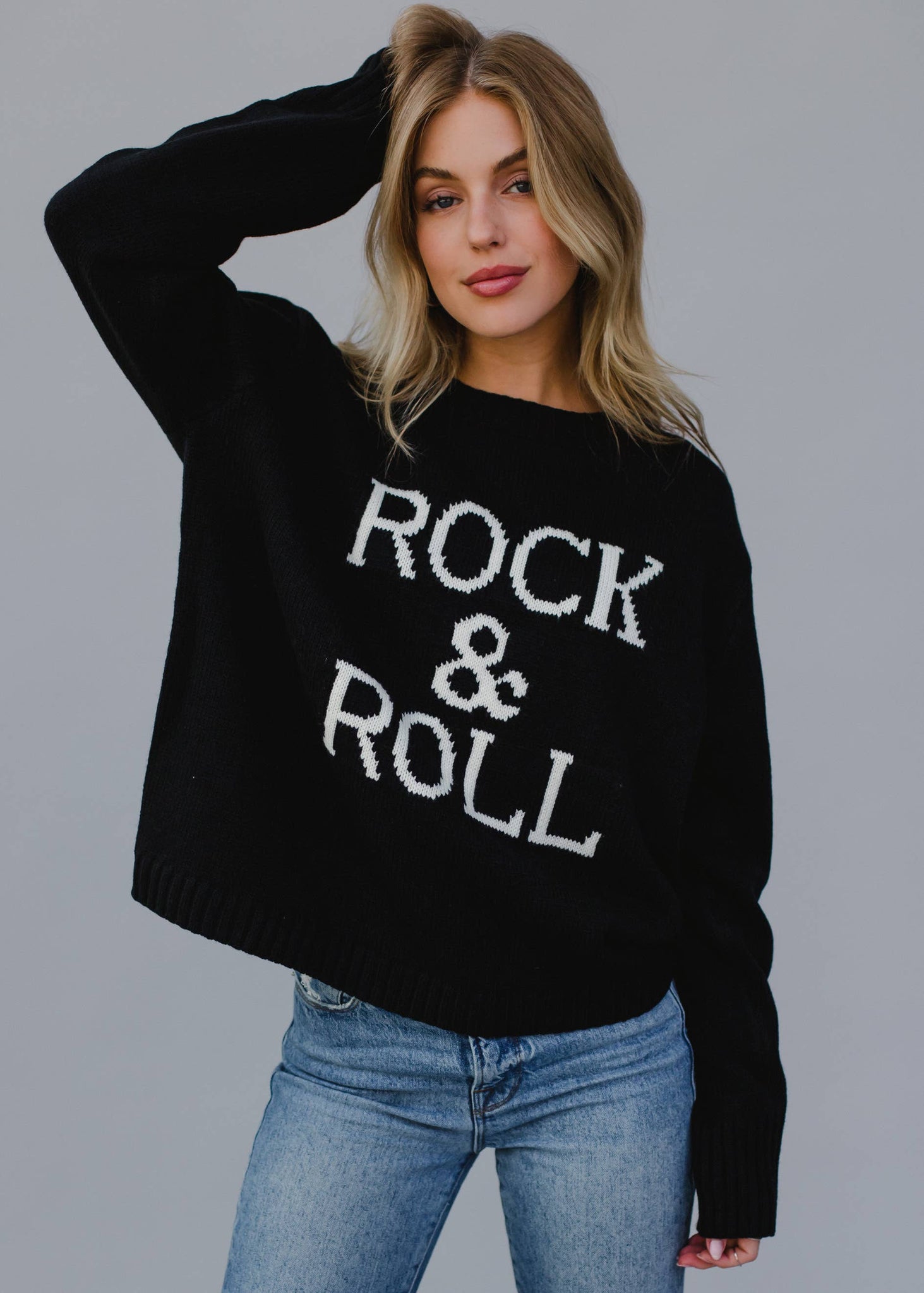 Black Rock & Roll Sweater