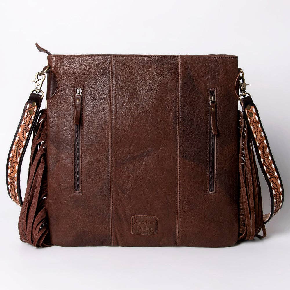 LC-ADBGA263 Messenger Genuine Western Leather Women Bag: ADBGA263B