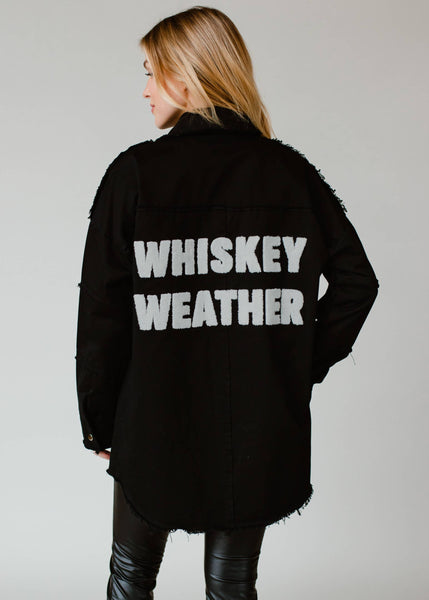 Black Whiskey Weather Jacket