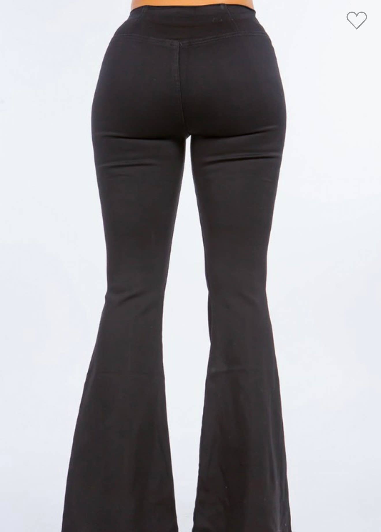 Black Flare Jeans