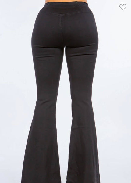 Black Flare Jeans
