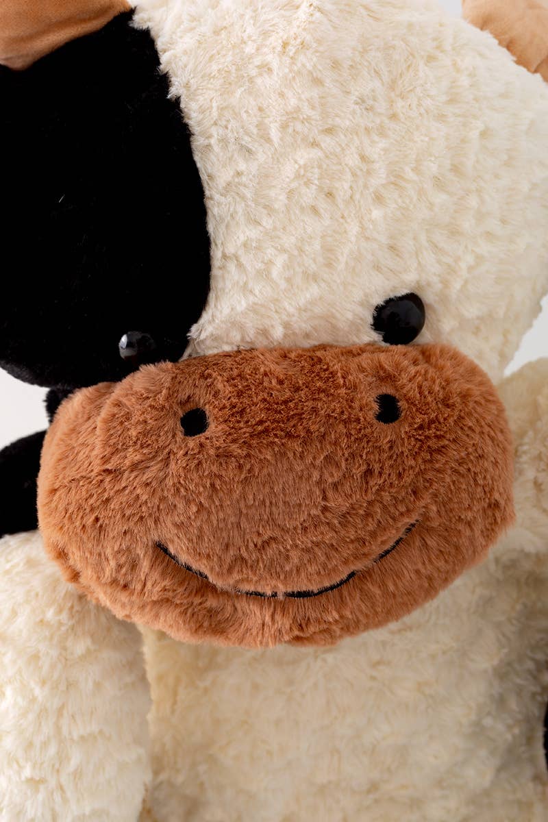 PLUSHY COW IS AVAILABLE IN 3 SIZES. 2024A: LARGE29INCH