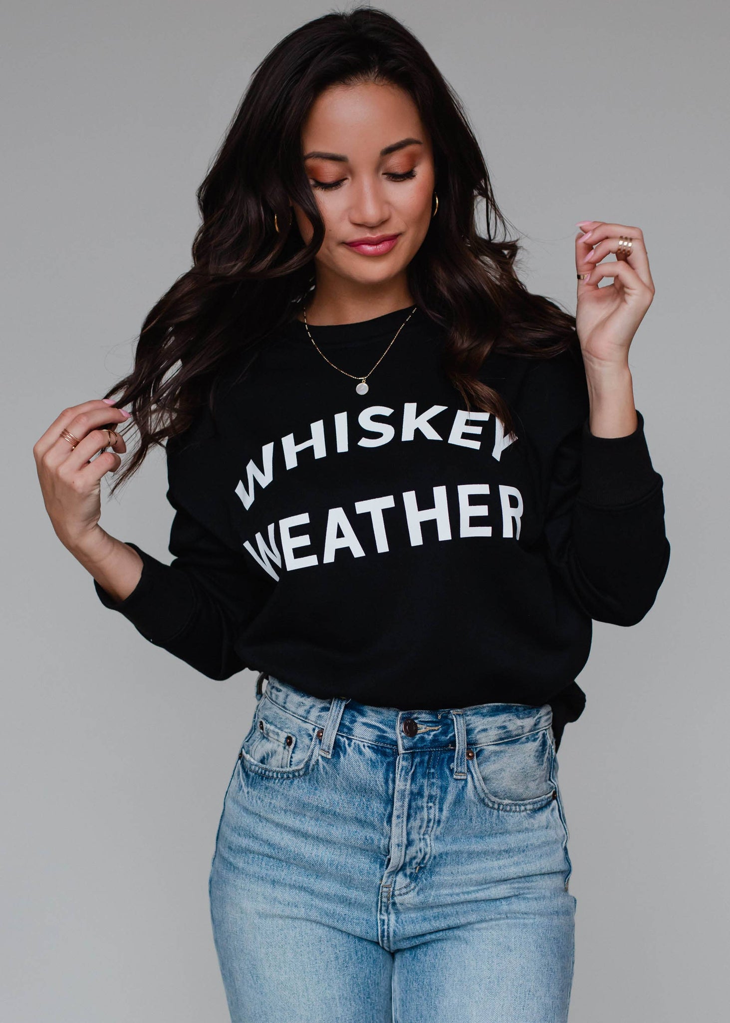 Black Whiskey Weather Sweatshirt