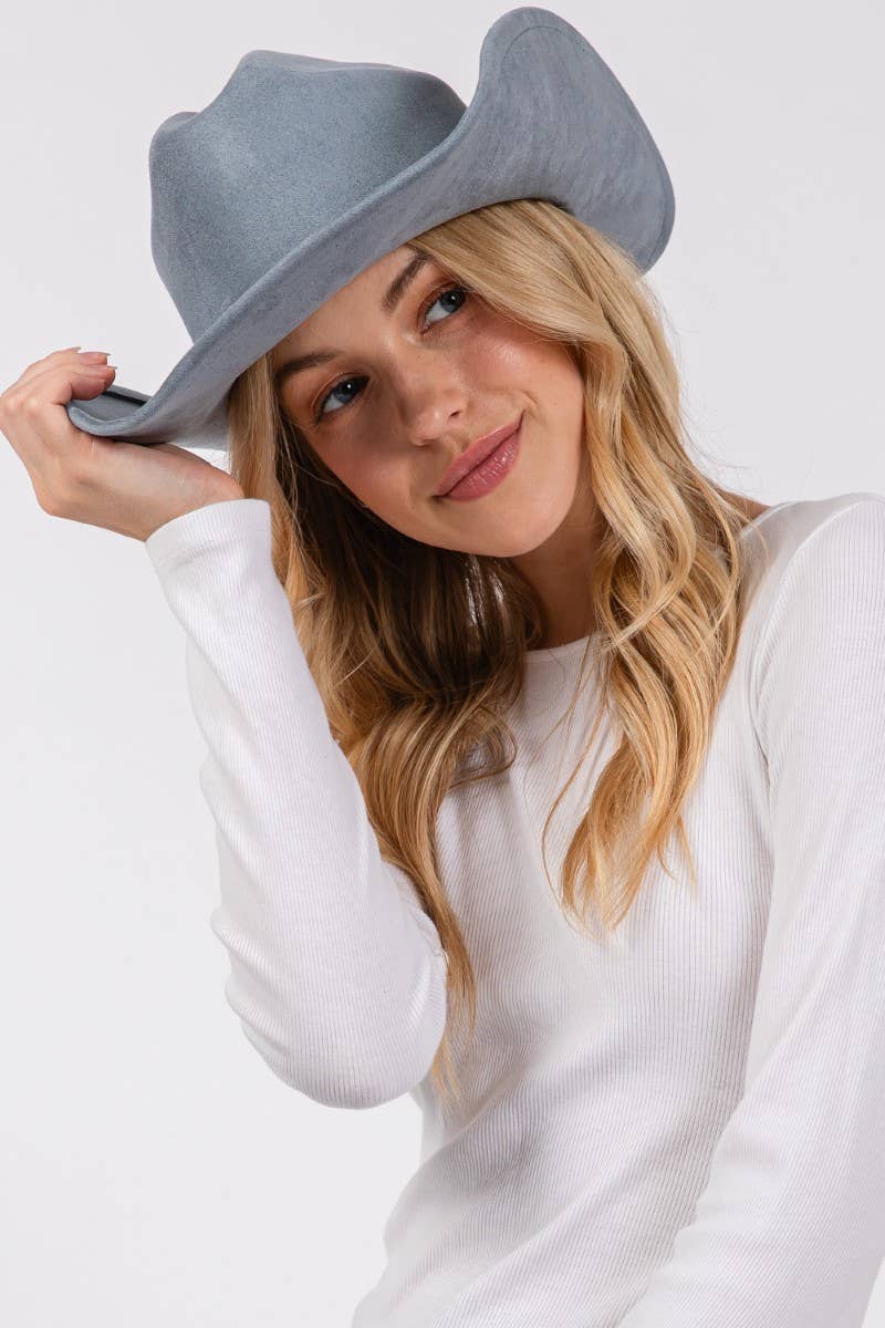 Solid Color Western Cowboy Hat