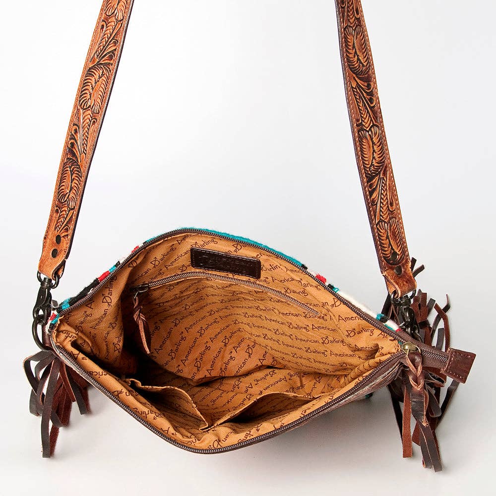 LC-ADBGZ576A Crossbody Genuine Western Leather Women Bag: ADBGZ576A
