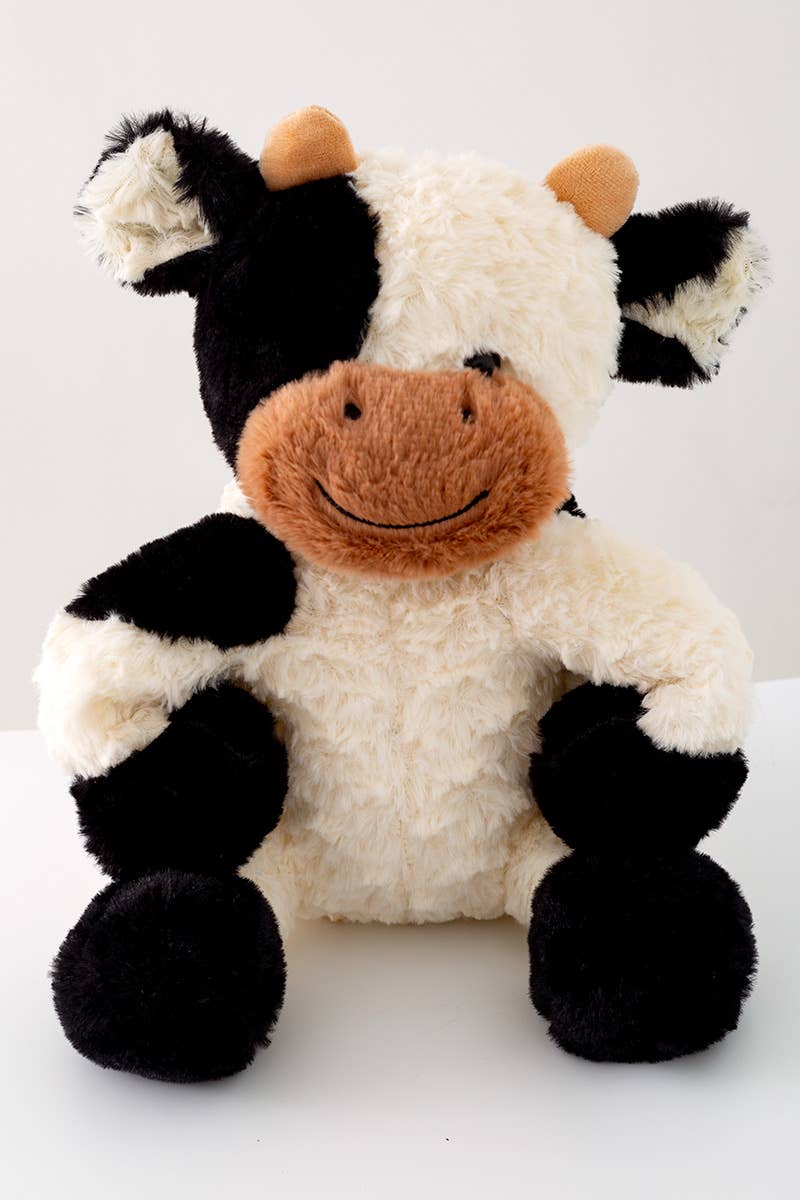 PLUSHY COW IS AVAILABLE IN 3 SIZES. 2024A: LARGE29INCH