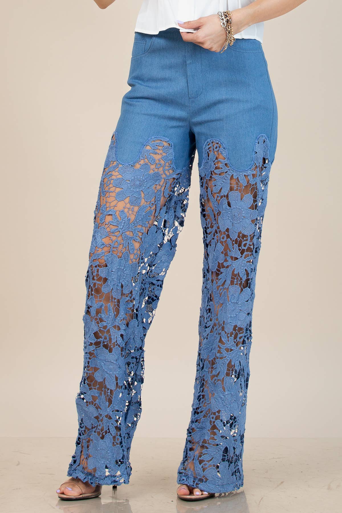 81547-Thalia Lace Mix Sold Party Pants