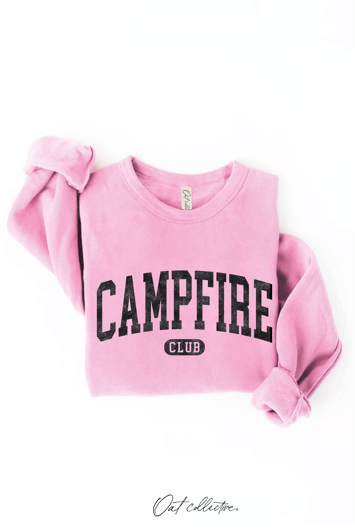 CAMPFIRE CLUB Graphic Sweatshirt  : BABY PINK