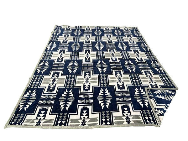 Queen Size 2 Ply Plush Santa Fe Design