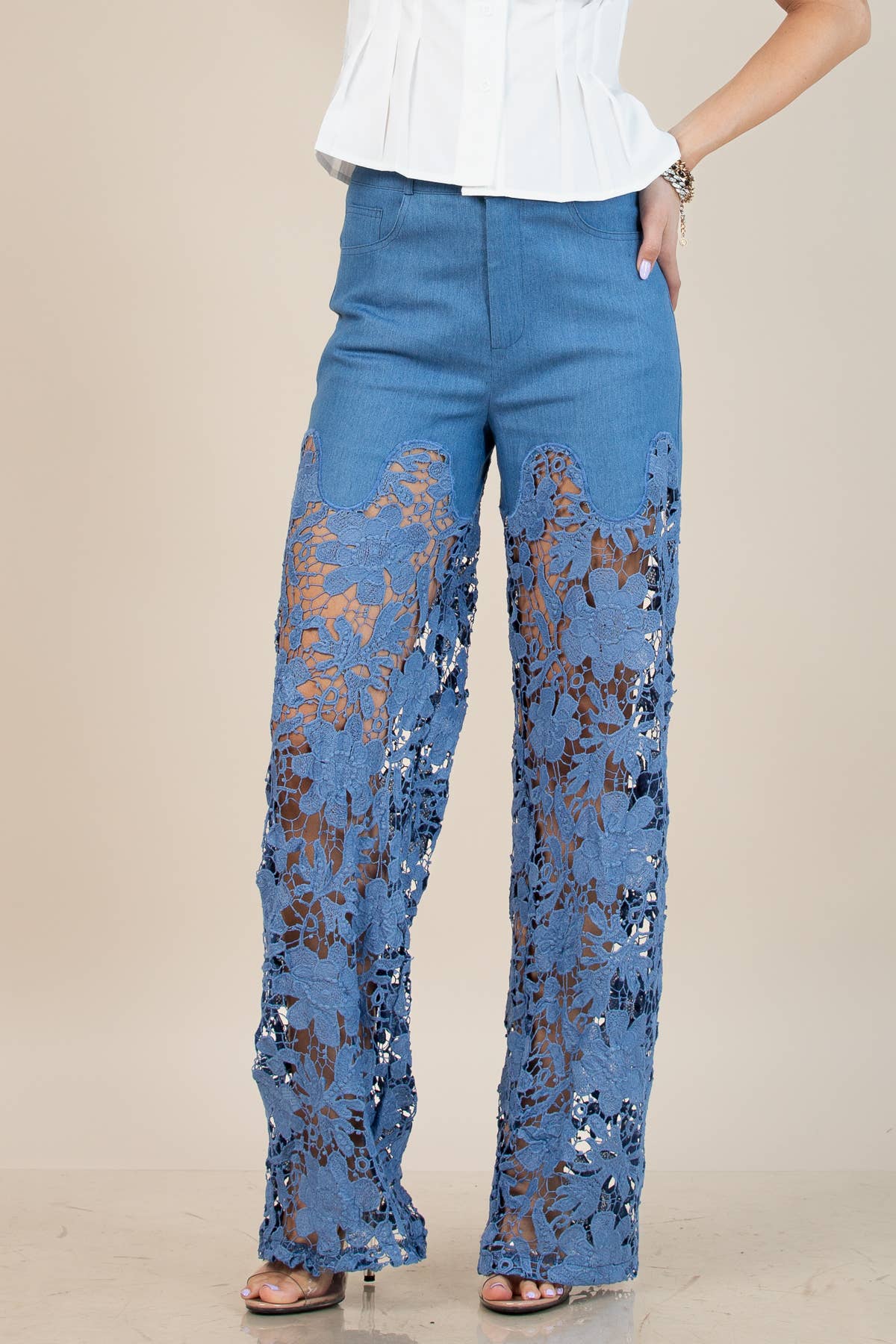 81547-Thalia Lace Mix Sold Party Pants