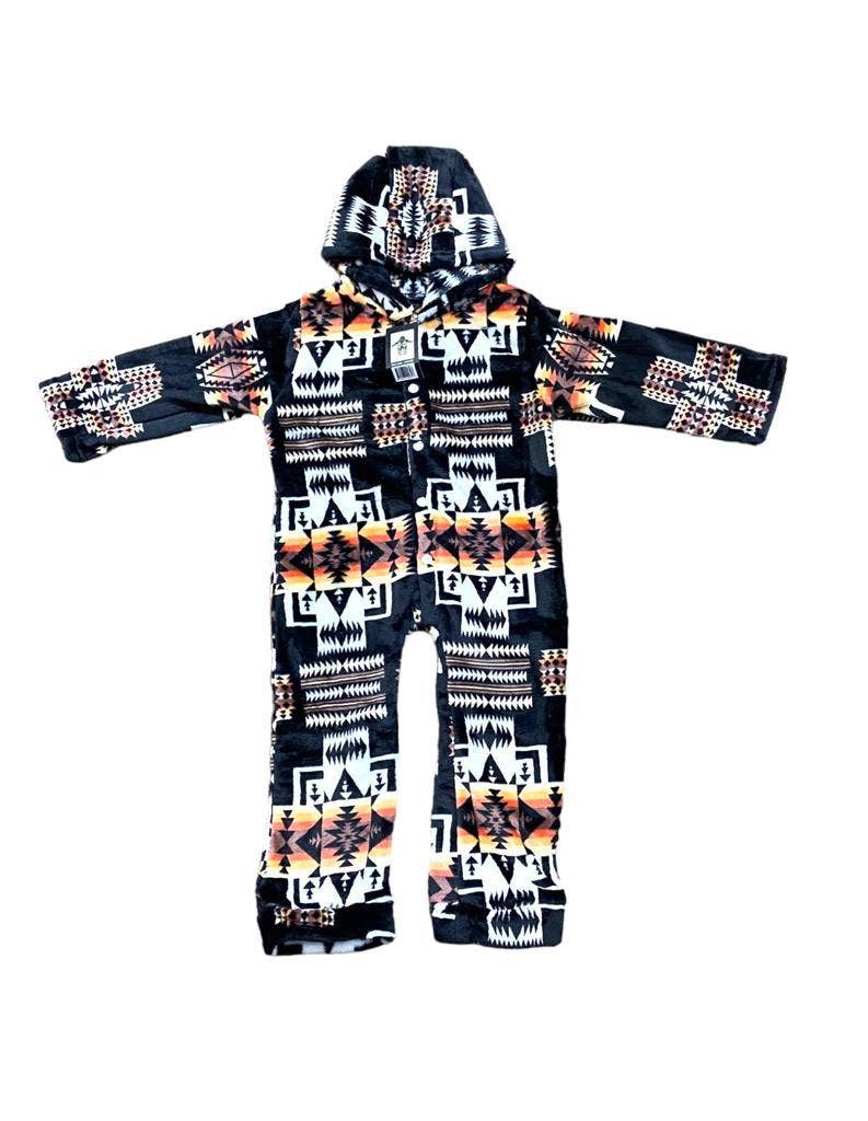 KDS ONESIE. BLK PLUSH