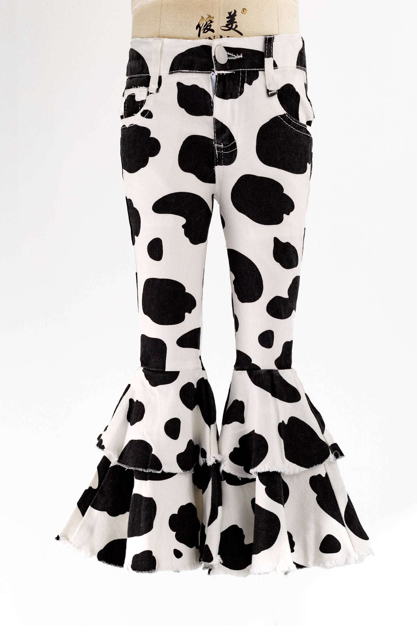 Cow Denim Flares: KIDS