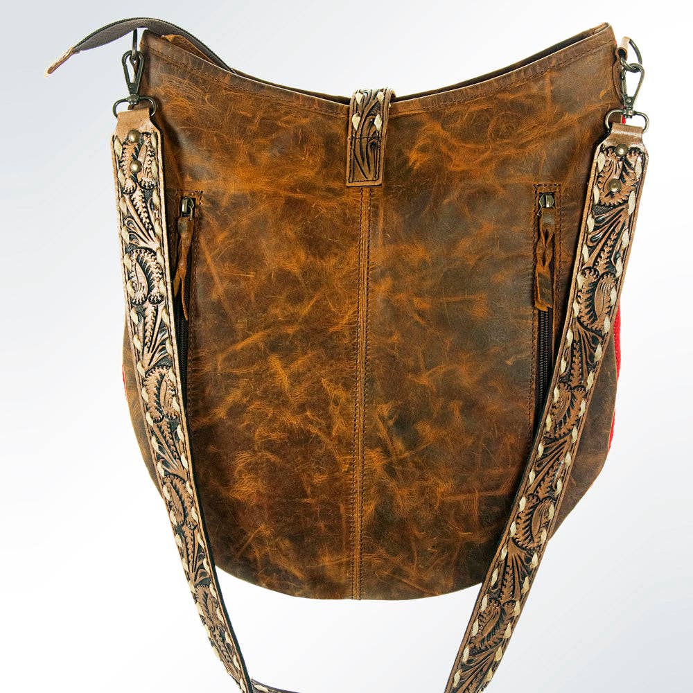 LC-ADBG580 Tote Genuine Western Leather Women Bag: ADBG580