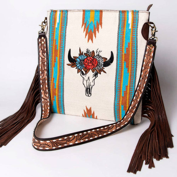 LC-ADBGA263 Messenger Genuine Western Leather Women Bag: ADBGA263B