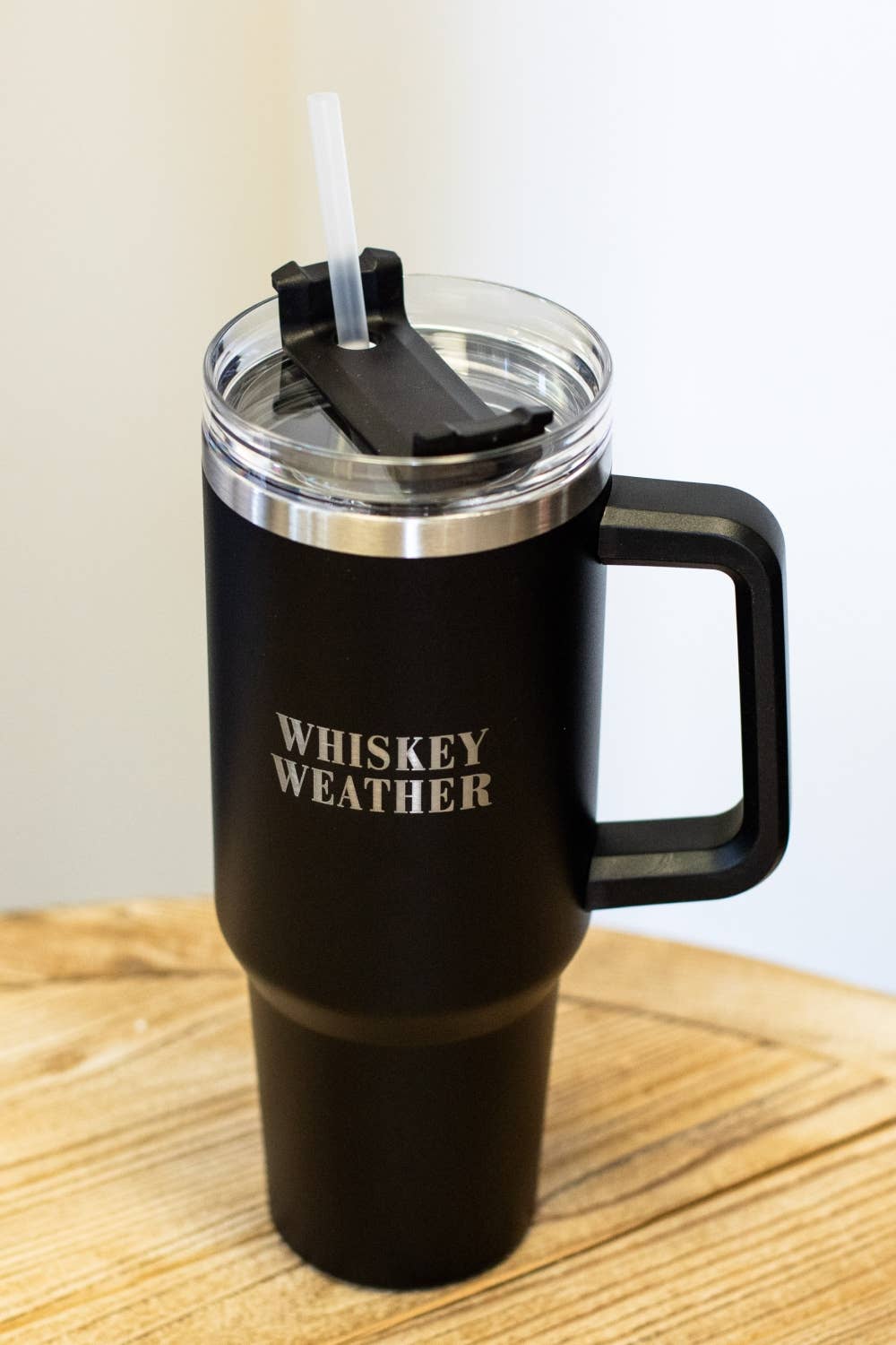 40oz Black Whiskey Weather Tumbler