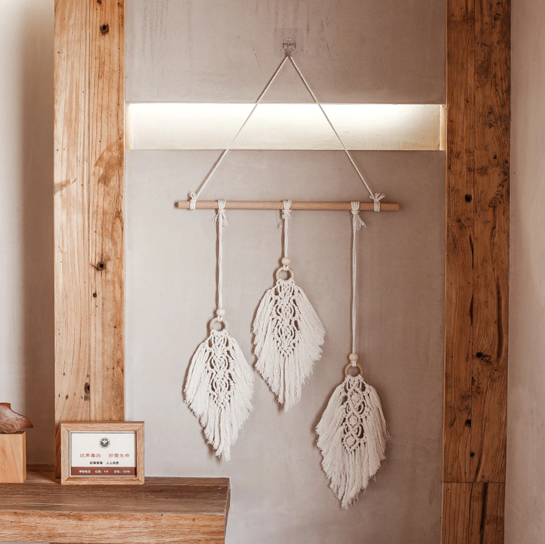 Leaf Macrame Wall Hanging: Style C