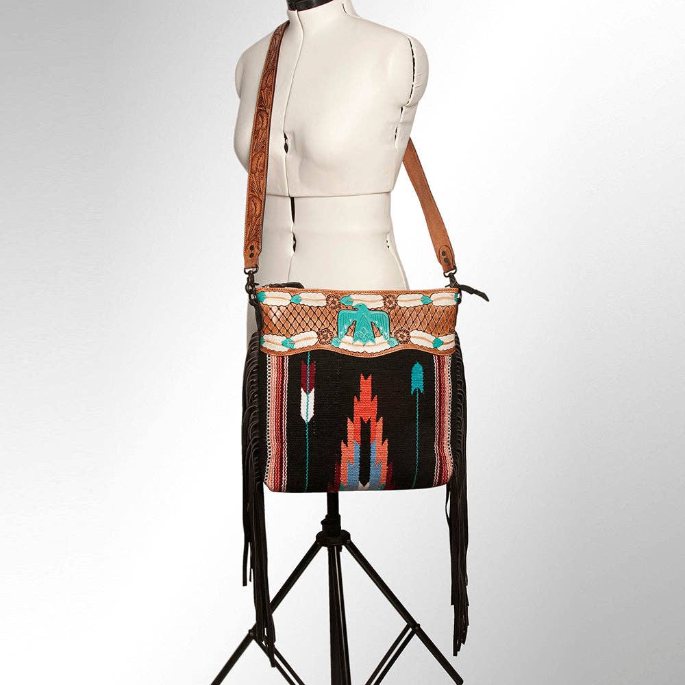 LC-ADBGZ251A  Crossbody Genuine Western Leather Women Bag: ADBGZ251A