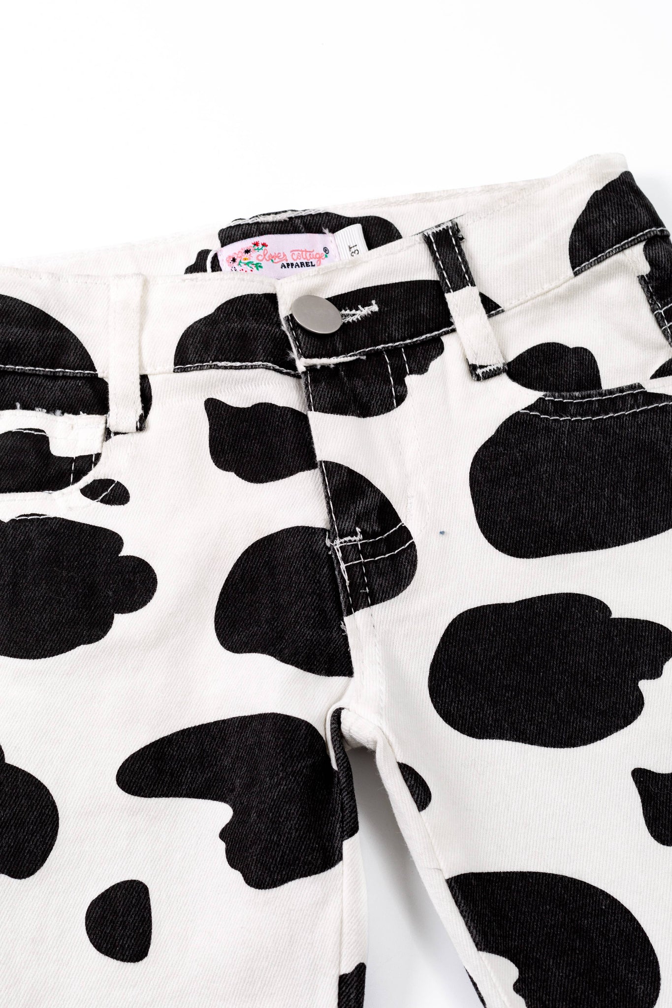 Cow Denim Flares: KIDS