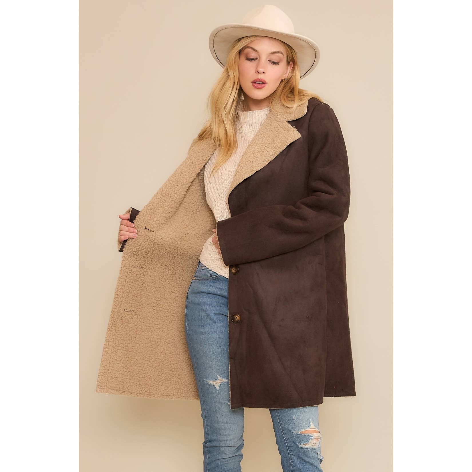 TEDDY LINED JACKET SHACKET