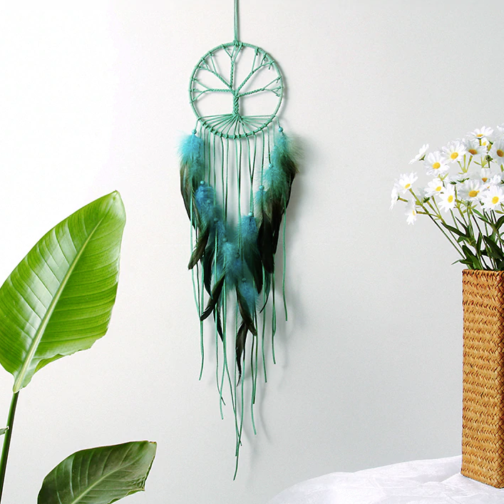 Tree of Life Dreams Catcher: Black