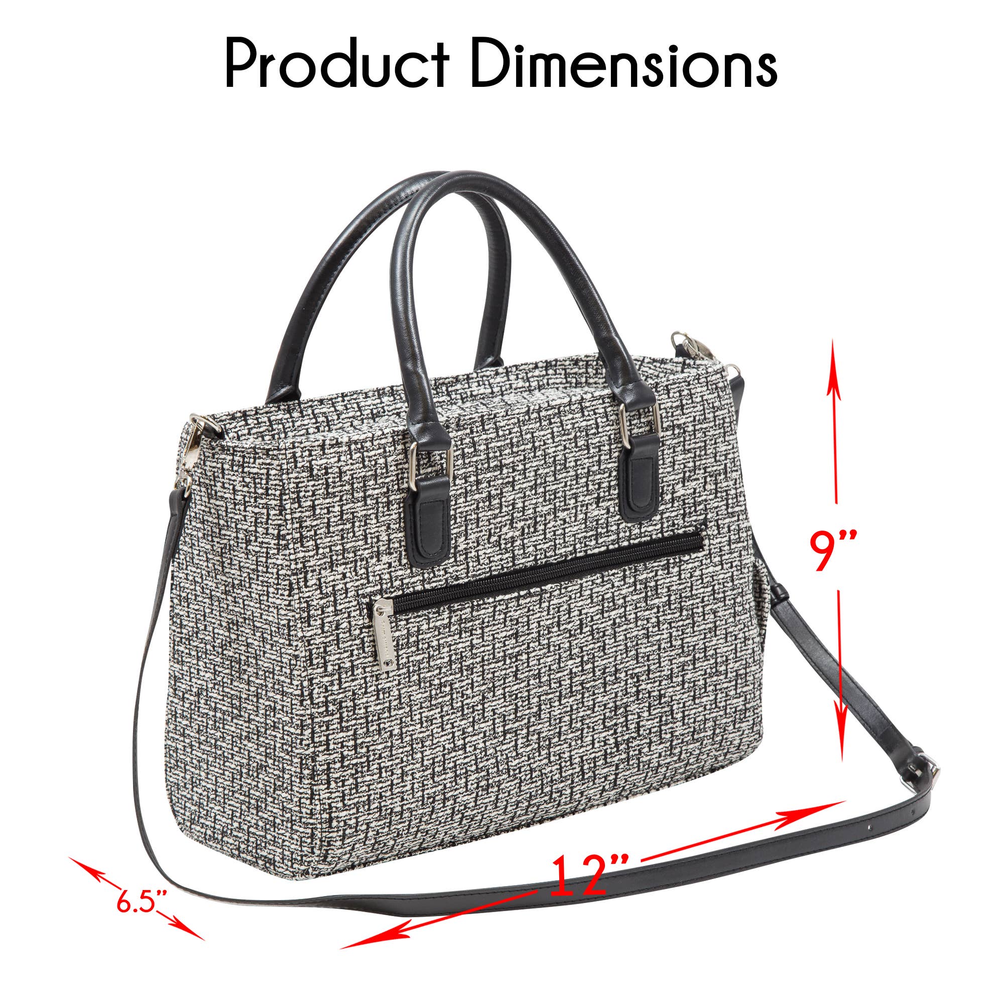 Drink Purse | Wine Purse Tweed Design: Group Therapy