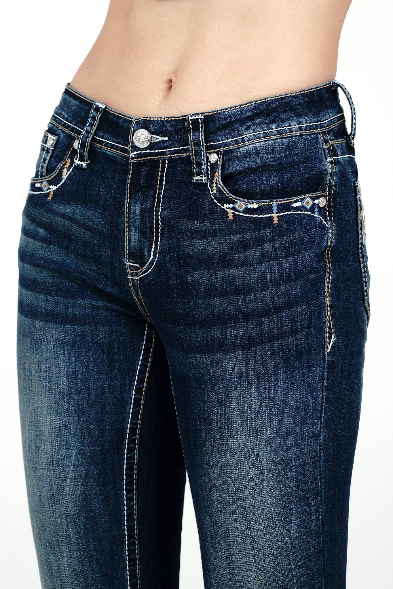 Aztec Modify Mid-Rise Boot Cut 34" | EB-51837: 34"