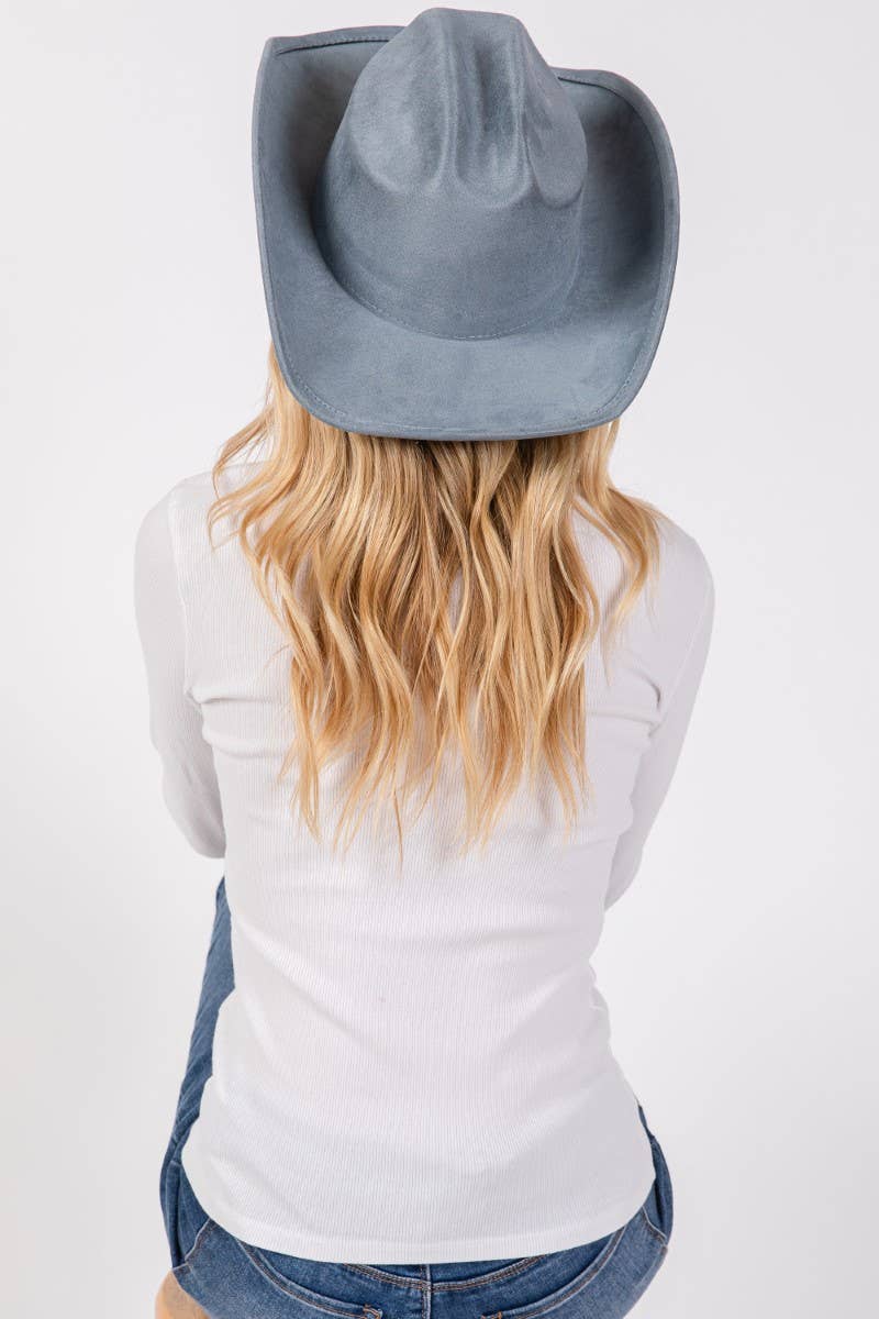Solid Color Western Cowboy Hat