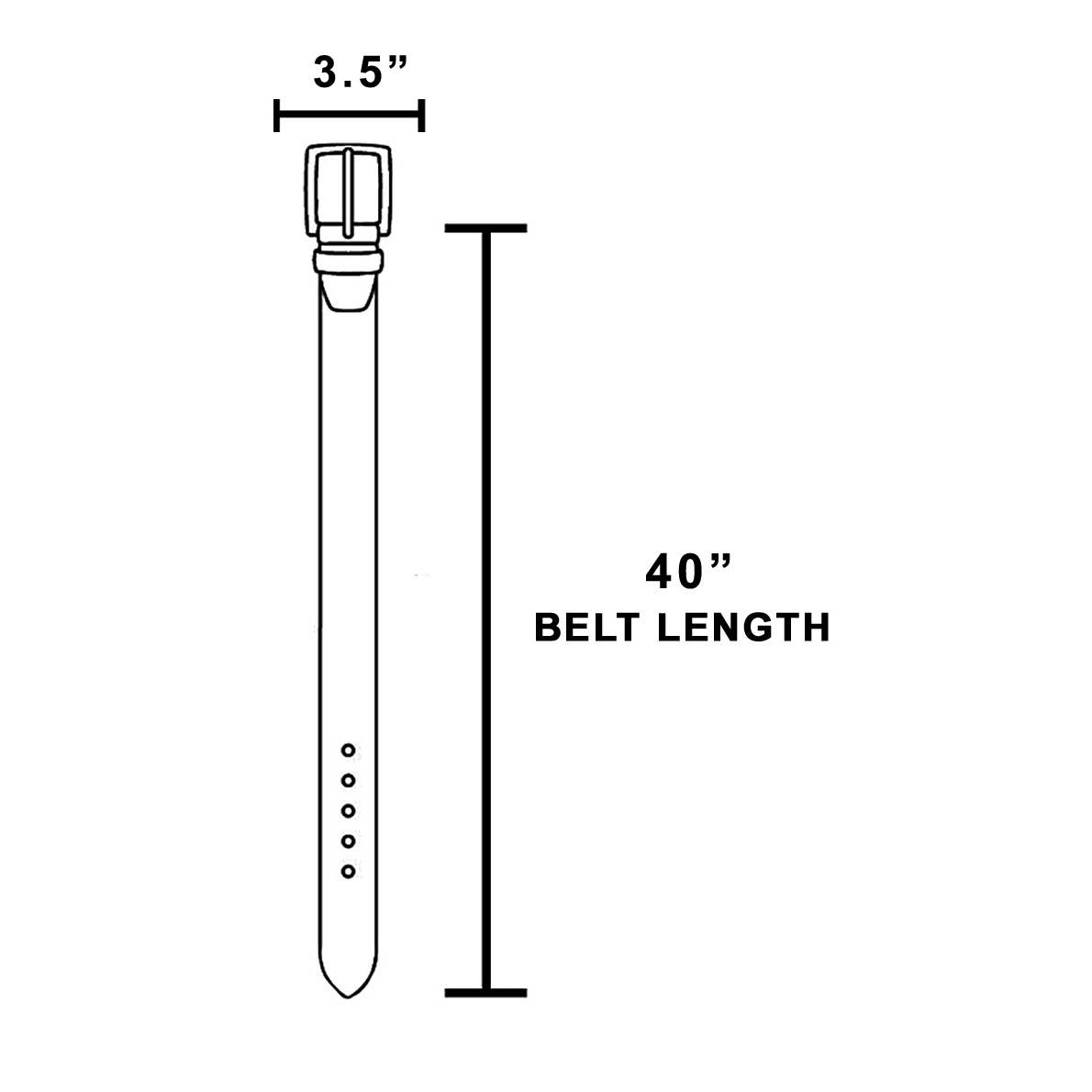 Large Circle Western Disc Link Fashion Belt: BR