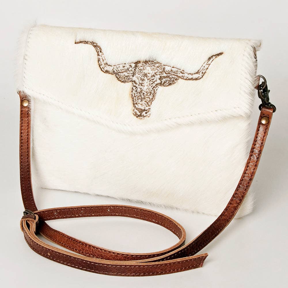 ADBGS178 Envelope Hair-On Genuine Western Leather Women Bag Sally: ADBGS178G