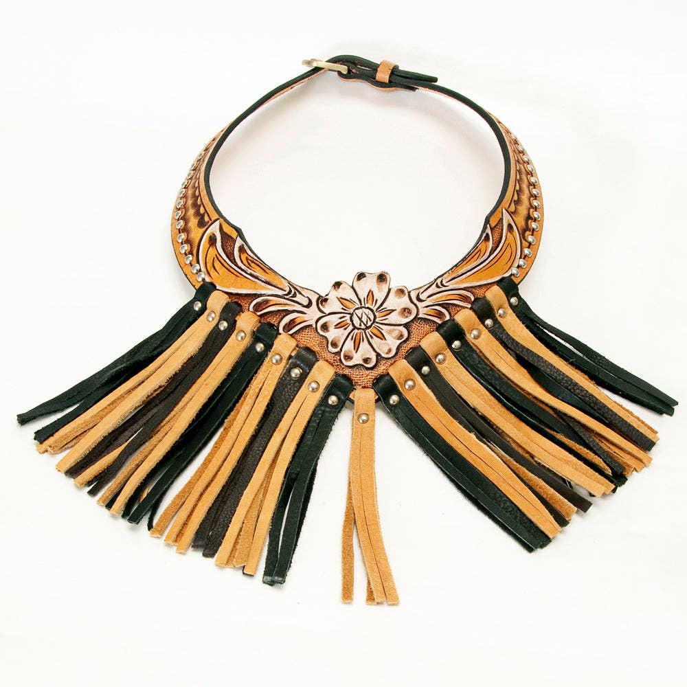 LC-ADJWF101 Genuine Leather Jewelry Necklace: ADJWF101