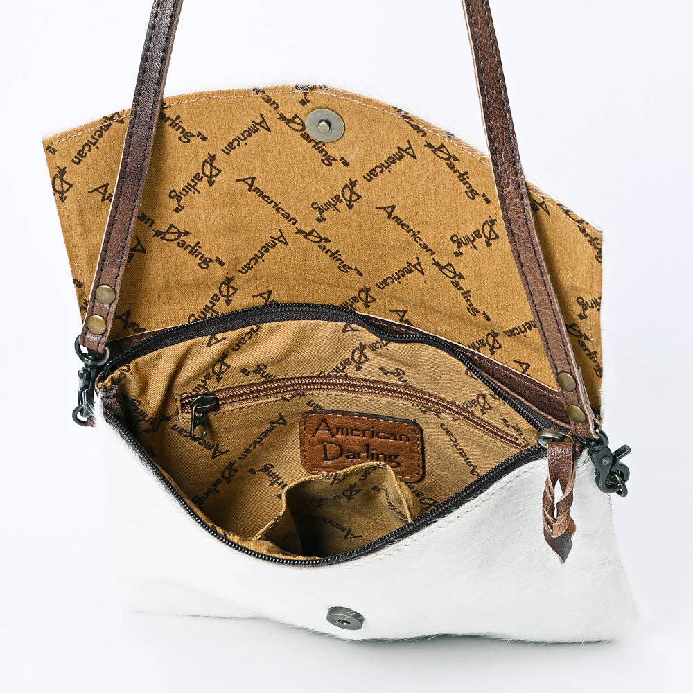 ADBGS178 Envelope Hair-On Genuine Western Leather Women Bag Sally: ADBGS178G