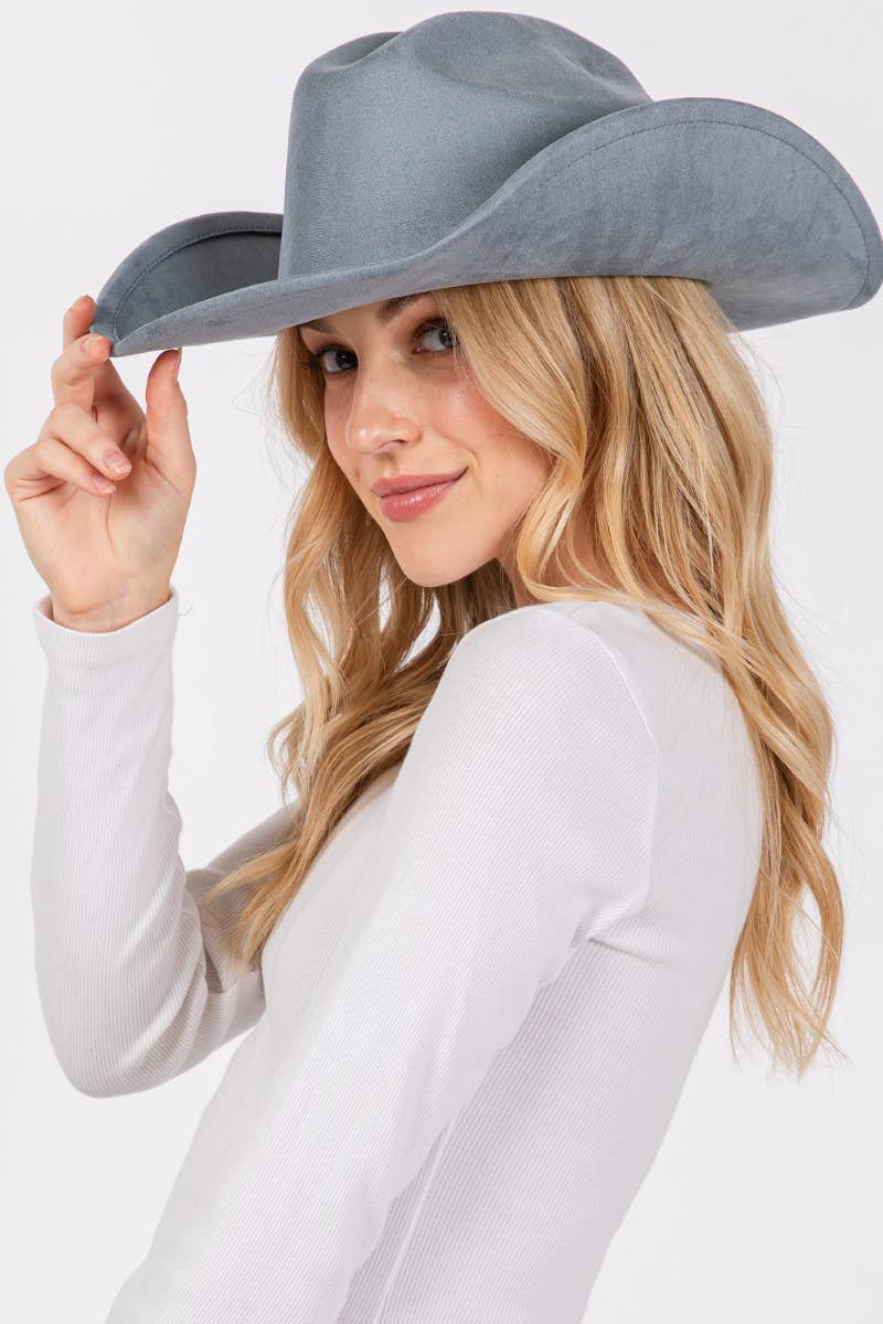 Solid Color Western Cowboy Hat