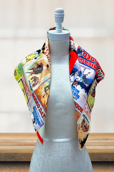 SC-5615-Norma Cowboy Assorted Print Scarf