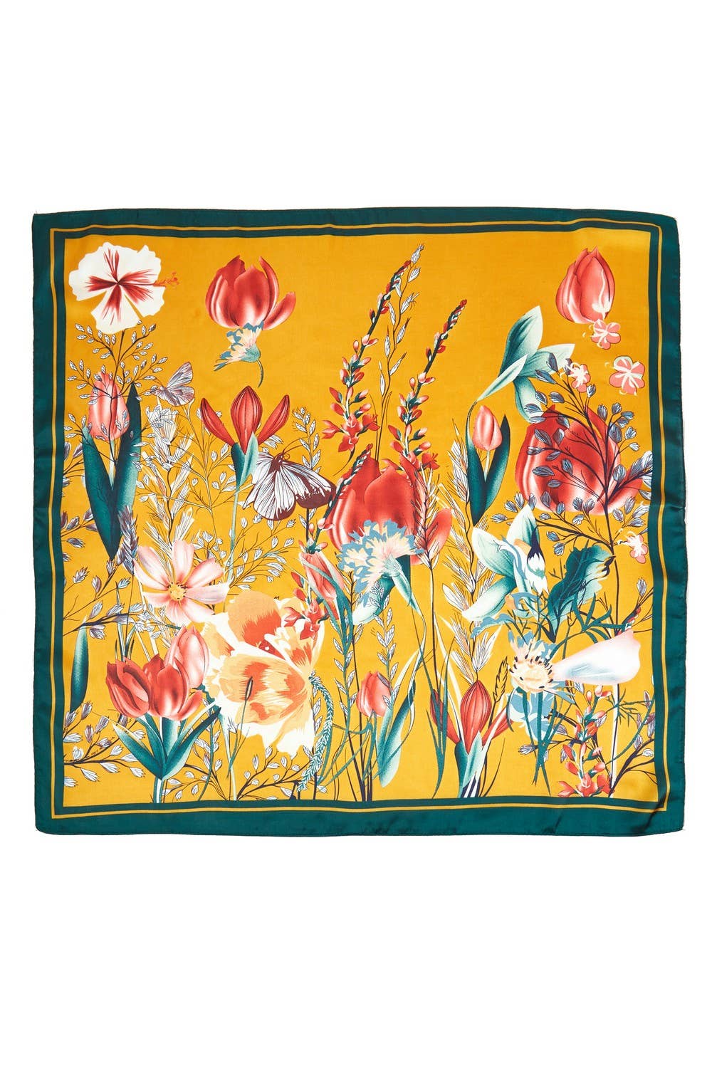 Floral Garden Print Bandana: MU