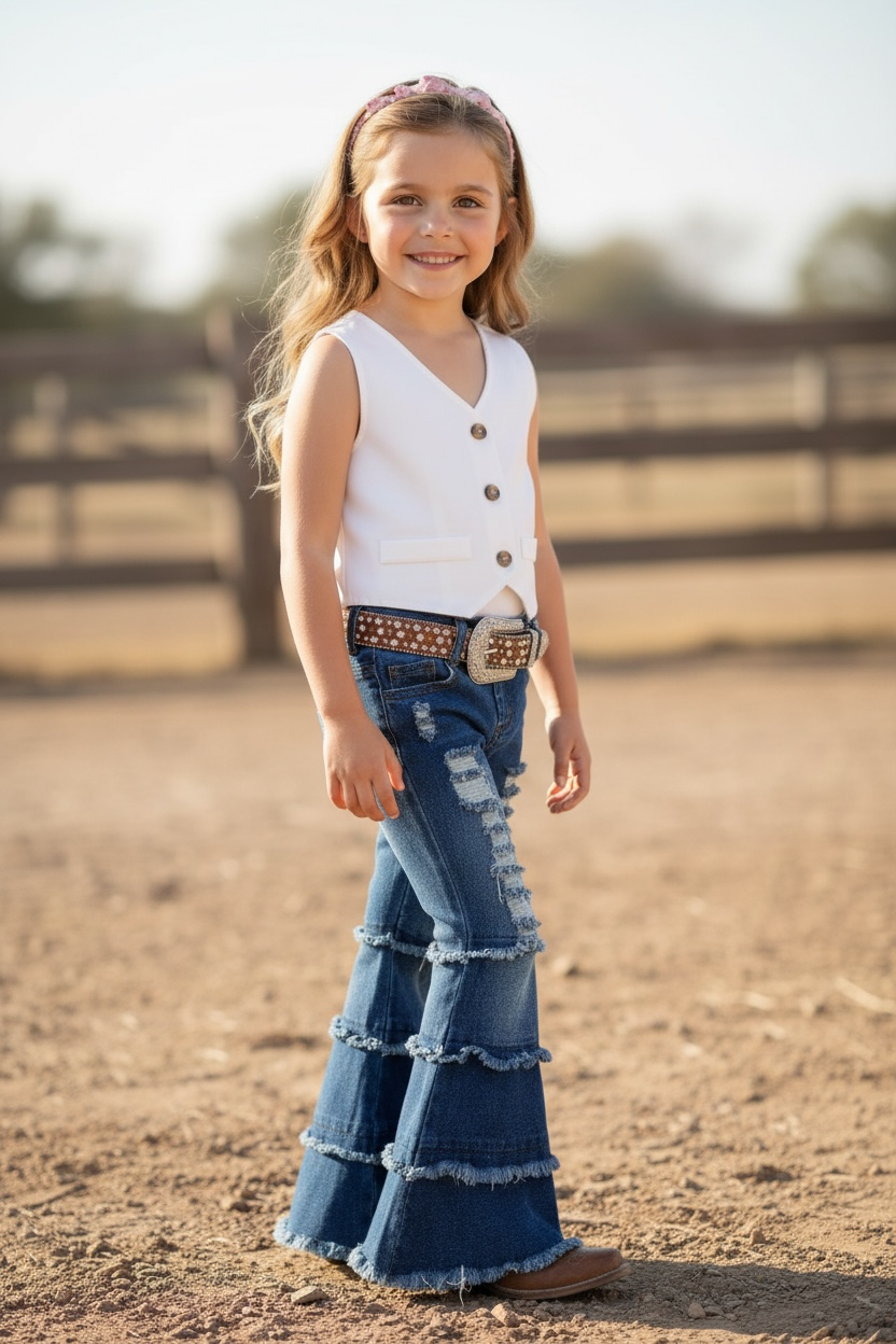 Dark blue distressed denim pants. PNG65153062 SOL: