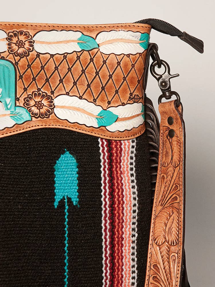 LC-ADBGZ251A  Crossbody Genuine Western Leather Women Bag: ADBGZ251A