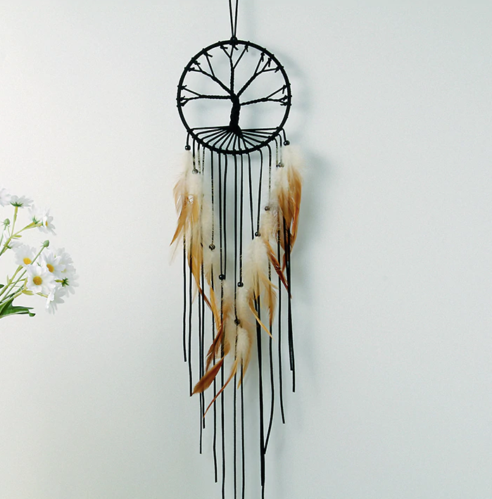 Tree of Life Dreams Catcher: Black
