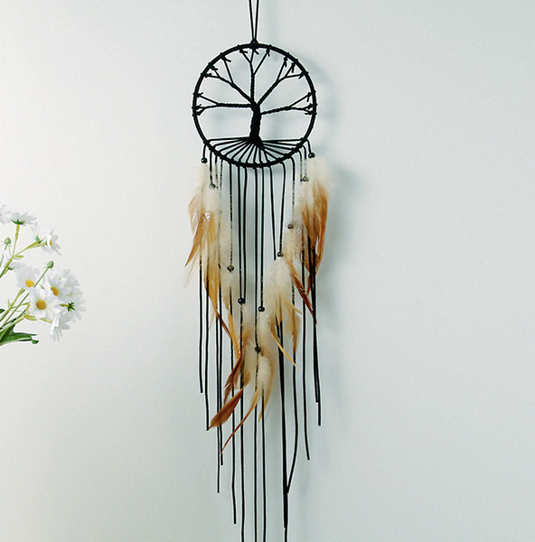 Tree of Life Dreams Catcher: Black