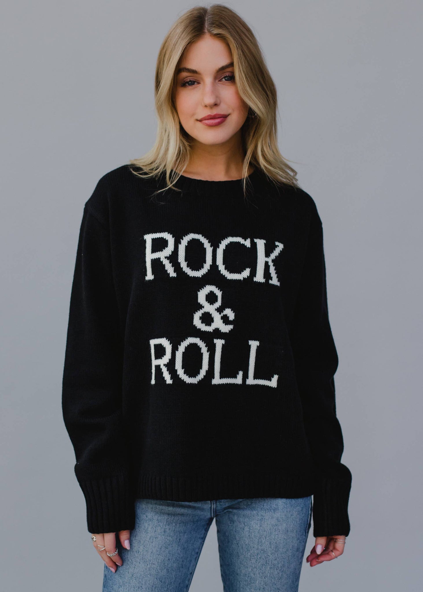 Black Rock & Roll Sweater