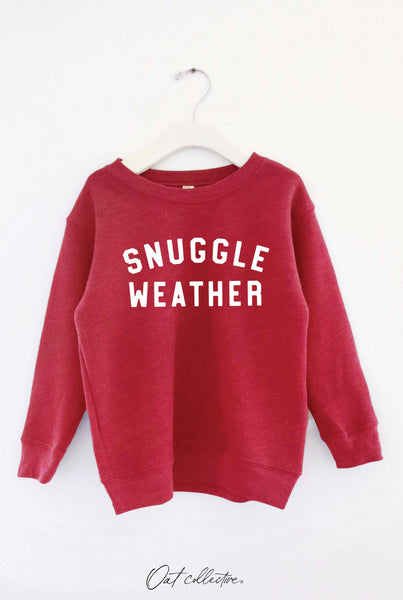 SNUGGLE WEATHER Toddler Graphic Sweatshirt