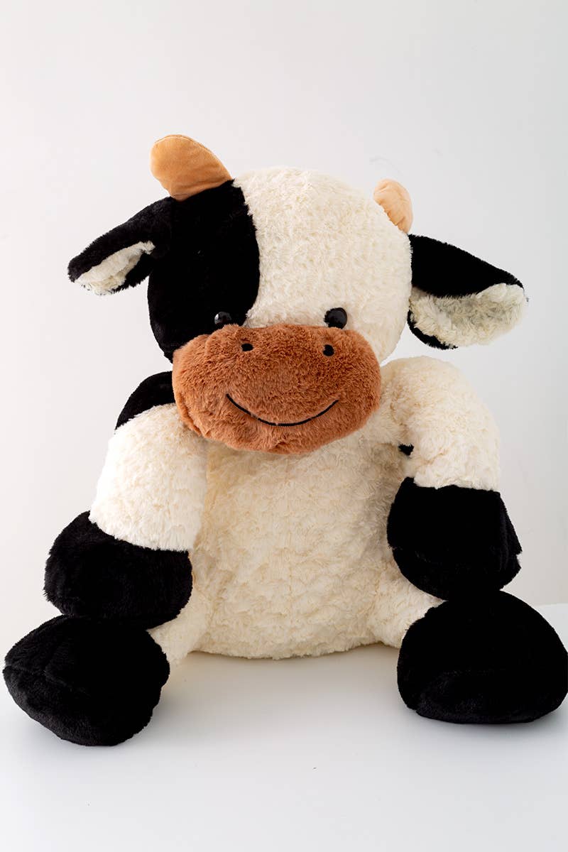 PLUSHY COW IS AVAILABLE IN 3 SIZES. 2024A: LARGE29INCH