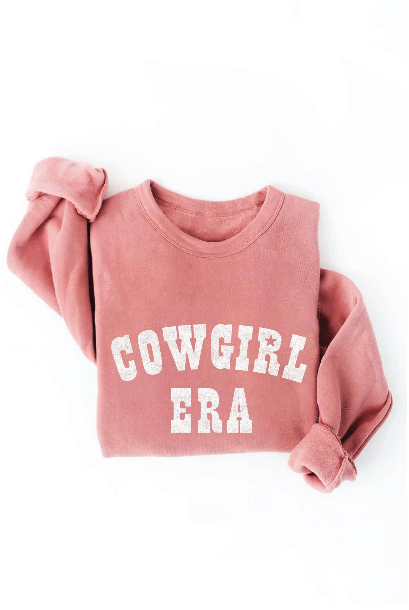 COWGIRL ERA Graphic Sweatshirt: MAUVE