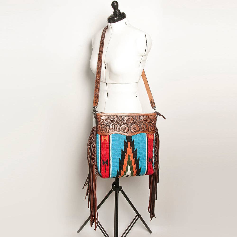 LC-ADBGZ564A Crossbody Genuine Western Leather Women Bag: ADBGZ564A