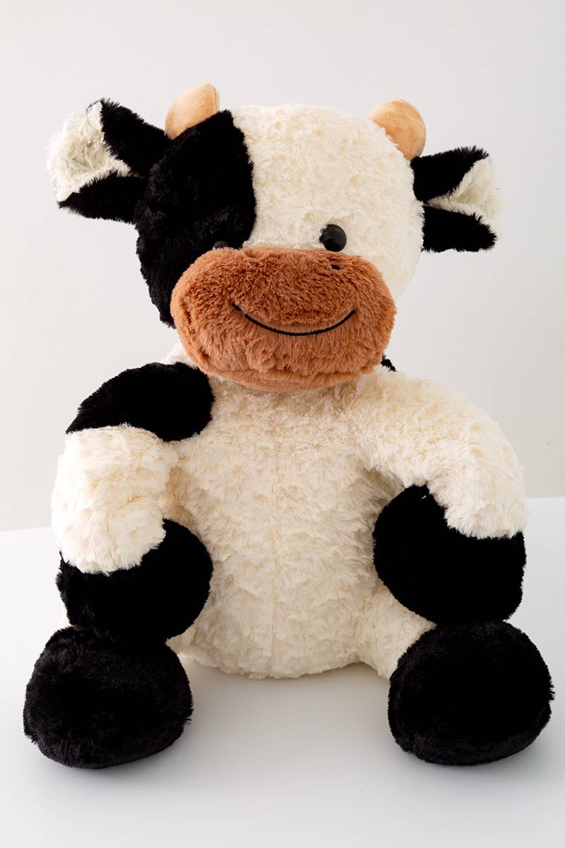 PLUSHY COW IS AVAILABLE IN 3 SIZES. 2024A: LARGE29INCH