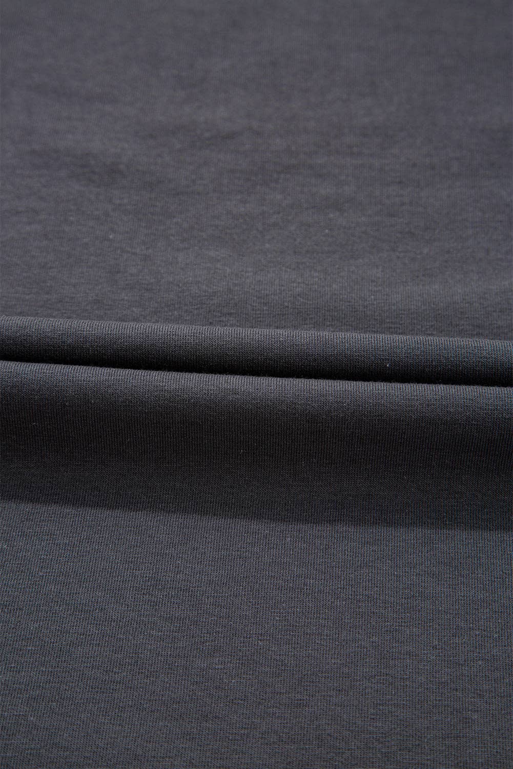 Dark Grey RISE WITH THE SUN Western Fashion Graphic Tee