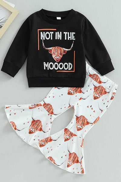 Bull Head Girls Flare Pants and Top 2pcs Set BDR012